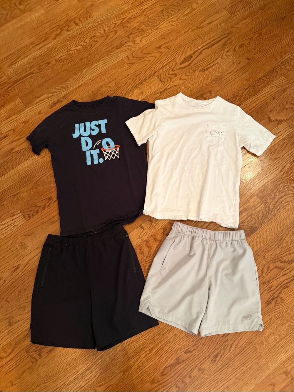 2 Short Sleeve Tee and 2 Shorts Set